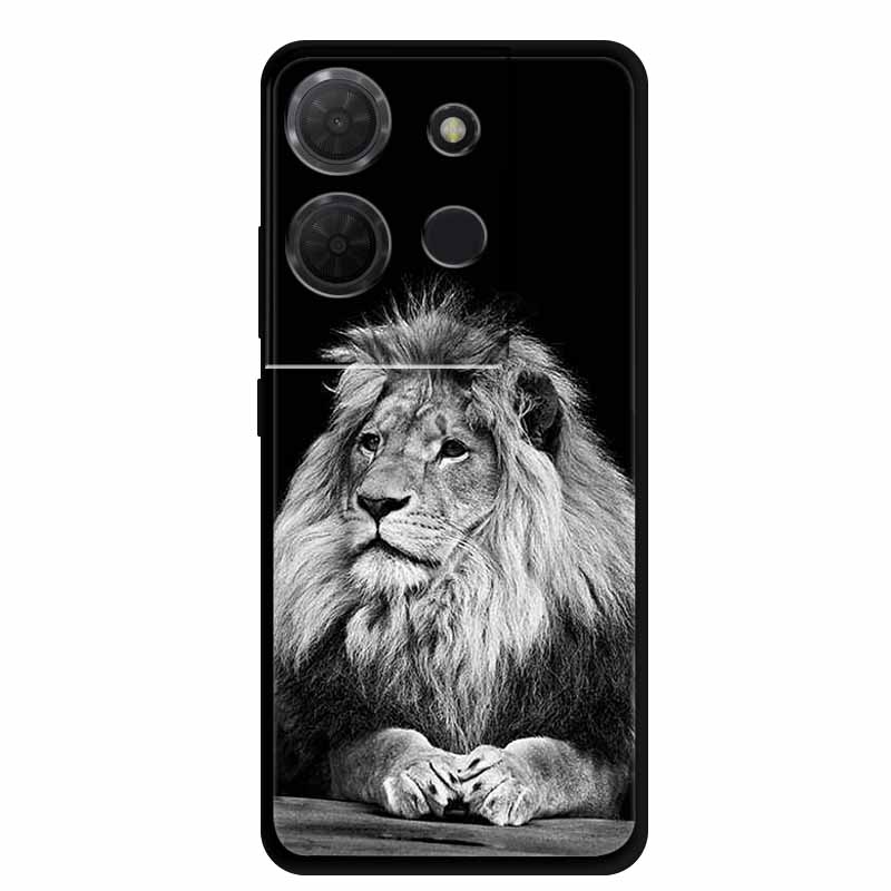Cover For TCL 503 TPU Silicone Phone Case Flower Blossoms Para Capa Bumper Funda TCL503 Soft Protector Fashion Shockproof Bumper