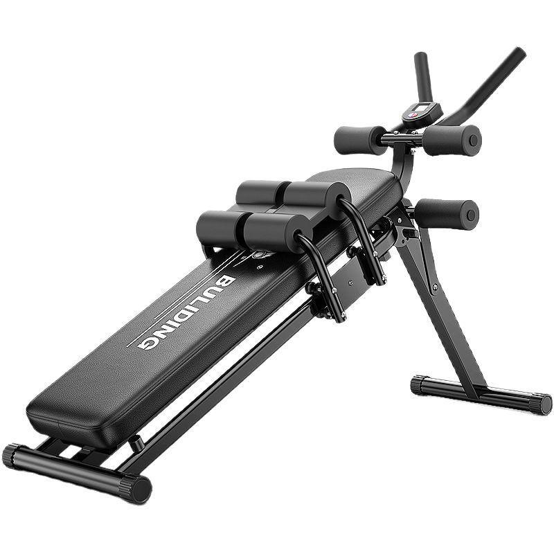 Supine Abdominal Trainer: Lazy Person's Home Fitness Machine for Slim Waist and Reduced Belly.