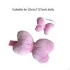 2 Pack Bow Top and Headband Accessories for Miniature Dolls