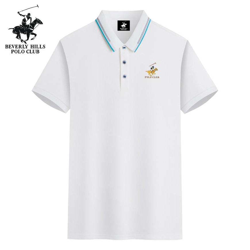 

POLO CLUB Summer 2025 New Colorful Pony Embroidered Casual Sports Collar Polo Shirt, Quick Drying Polo Shirt S