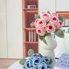 Rose Flower Bouquet For Wedding Photography Home Decor With Silk Material For Celebrations