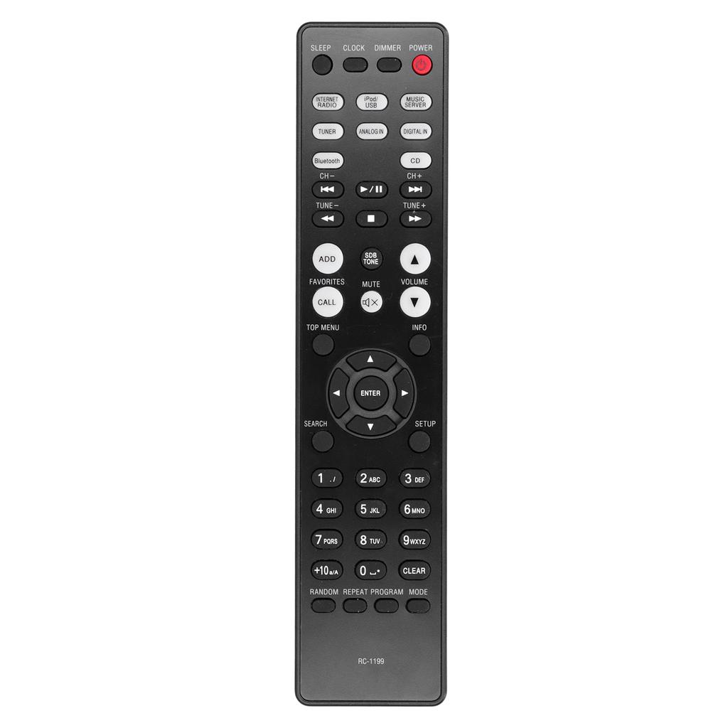 Television Remote Control Replacement Easy Grip Compact Shape for Various Brand LCD TV