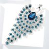 Women Fashion Rhinestone Peacock Brooch Phoenix Clothing Accessories Pins Party Jewelry Gifts