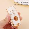 Golden TPU Car Key Case Cover For Mercedes Benz E S G Class GLC CLE CLA GLB GLS W177 W205 W213 W222 X167 AMG E200 E260 Shell Fob
