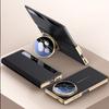 Cowhide Flip Leather Case for Honor Magic V5 Business Smart Sleep Wake Cell Phone Cover Cases for MagicV5 Lens Stand Capa