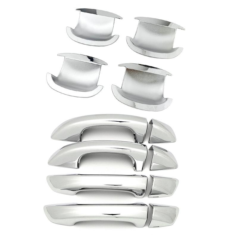 Car Upgrade Chrome Silver Door Handle Cover For Volkswagen VW Passat B6 B7 2005-2015 Cars Accessories Exterior Styling