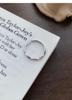 Adjustable 999 Sterling Silver Mobius Strip Couple Rings - Simple, Unique Band Pair