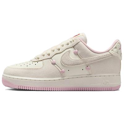 Pantofi de sport pentru femei Air Force 1 Low Valentines Day 2025, crem Sail Pink-Foam HV5992-111