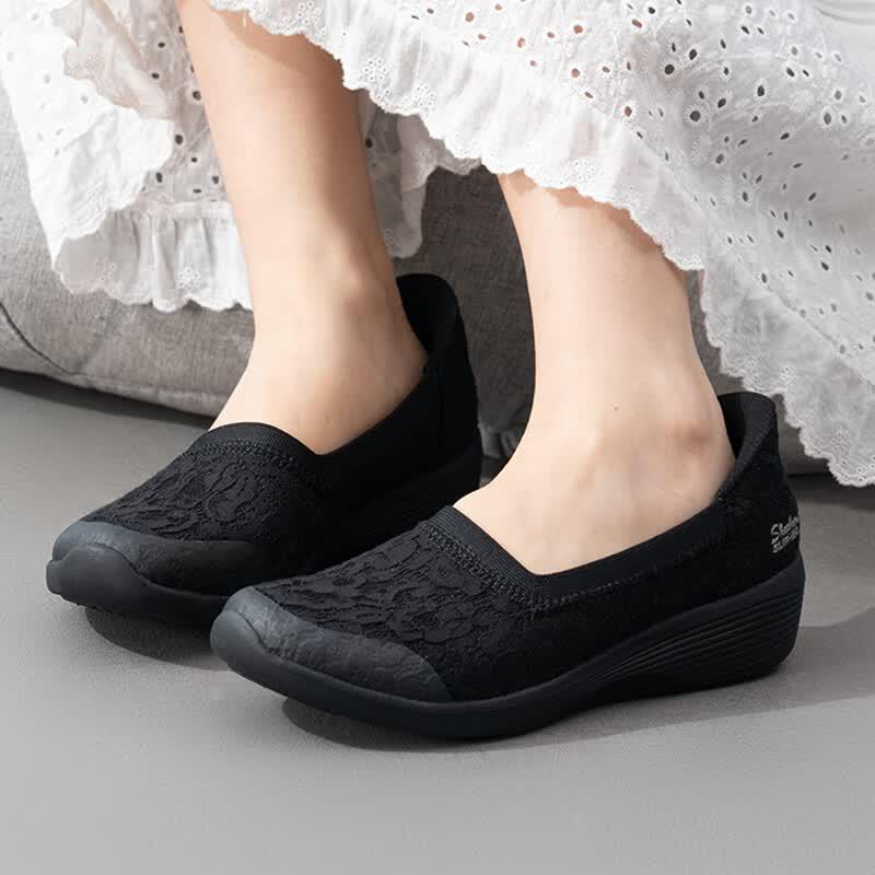 Skechers Women s Summer Casual Mesh Shoes 159377-BBK 6.5