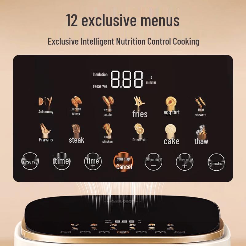 Joyoung 5L Steam Air Fryer Oven with All-Metal Interior CN plug (adapter included)