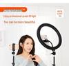 Mobile Streaming Stand with LED Fill Light and Multi-Camera Mount for Desktop and Outdoor Photography