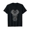 Elephant Unisexdala T Shirt For Spring Or Summer Vintage Fashion Graphic Unisex Casual Breathable Stretched Streetwear