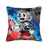 Cupheads And Mugman Square Pillow Covers Polyester Couch Great Retro Game Cushion Case Cool Home Decoration Pillow Cover