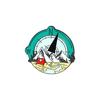 Shoes Artistic Canvas Bus Brooch Colorful Enamel Pin For Eyecatching Accessories Fashion