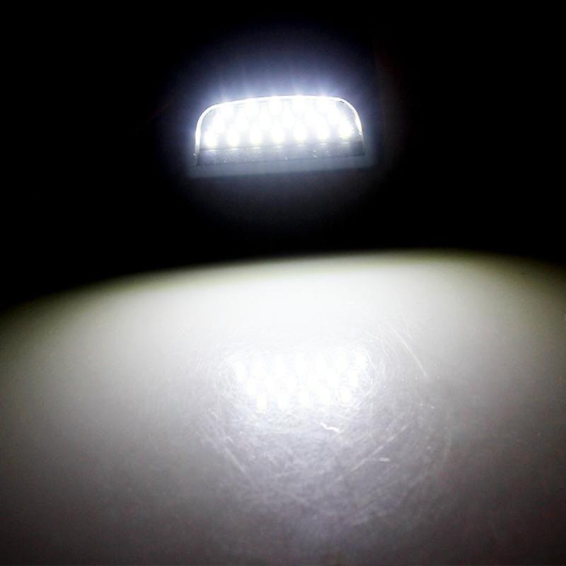 Bright Car License Lamp Weatherproof PC Material Quick Mount Design License Plate Light for 2500 1999-2004