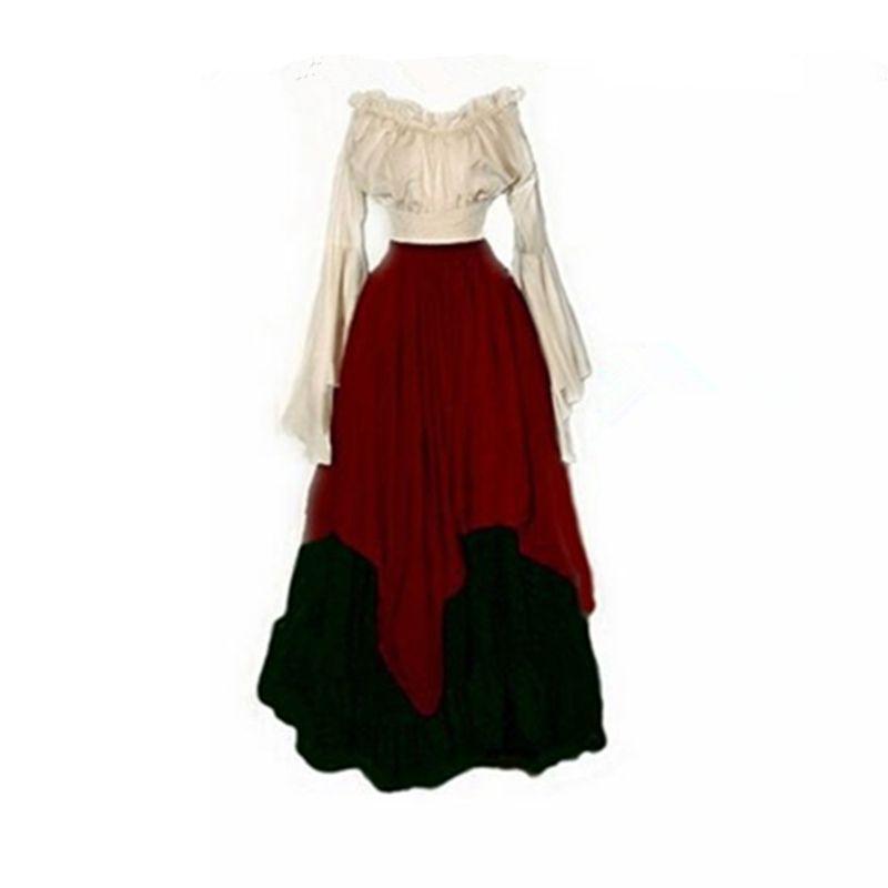 

Женское платье с длинным рукавом длинного стиля Женское платье с длинным рукавом RED XXL