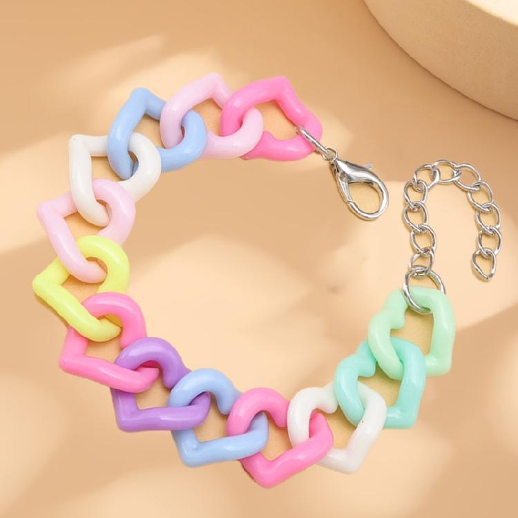 Elegant Dopamines Necklace/Bracelet Craft of Plastic/Resin Materials for Fashion Enthusiasts and Social Butterflies