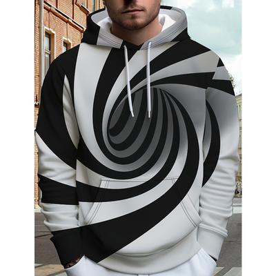 Men's Striped Hoodie