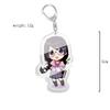 Monogatari Series Keychain: Hachikuji Mayoi & Hitagi Senjougahara Acrylic Pendant