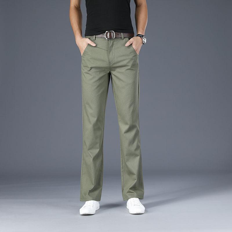 Men's Micro Flare Casual Pants Korean Loose Men's Flared Casual Pants Classic Design Flared Pants
