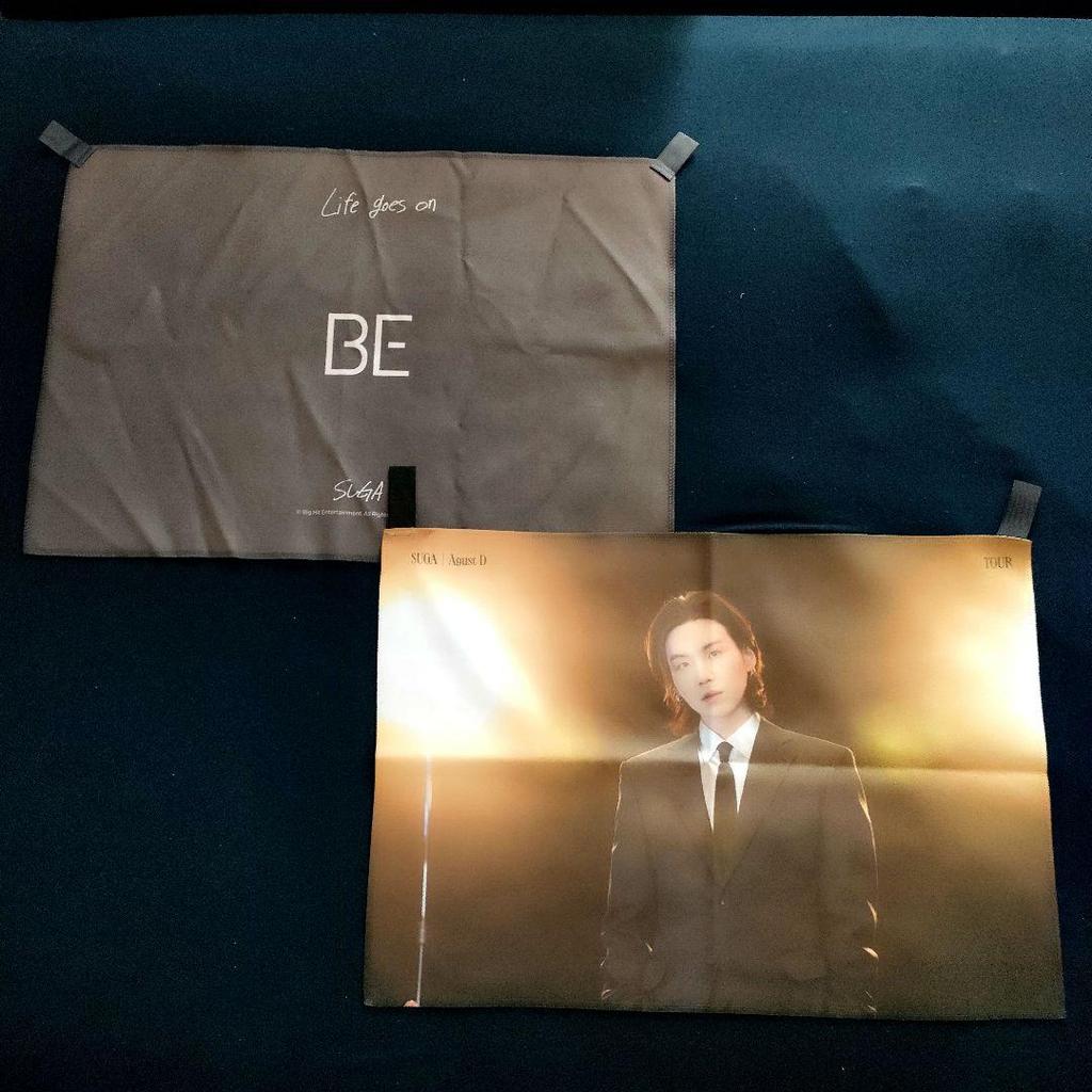 [USED] BTS SUGA Yoongi Fabric Posters (2 Types)