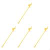 4Pcs Ground Anchor Screw In Camping Tent Equipment Multipurpose Earth Anchors Heavy Duty