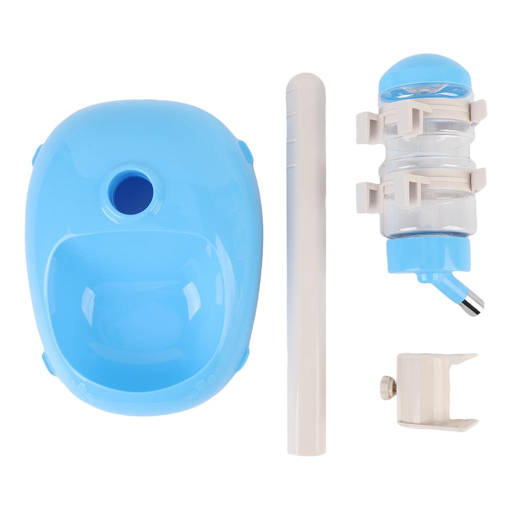 Pet Standing Water Dispenser Feeder Height Adjustable 500ml Capacity Standing Automatic Water Feeder For Puppy