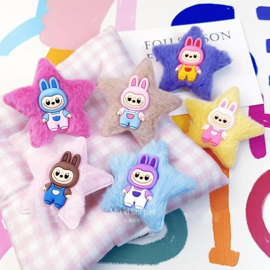 Pentagramm Kürbis Plüsch Niedliches Mädchen Herz Seitenpony Clip Entenschnabelclip Cartoon Mädchen