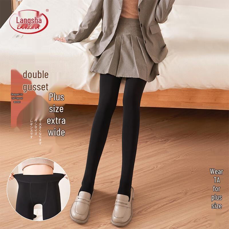 

Langsha Women s Fleece-lined Thermal Tights One Size Plus (350g, -5°C to 10°C)