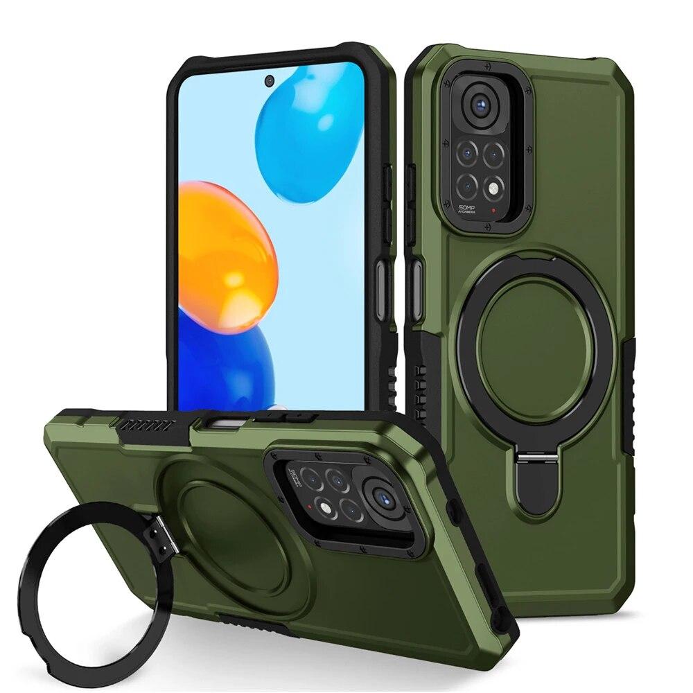 

Противоударный чехол KEYSION для Redmi Note 11 Pro 5G 11S, чехол для телефона с глобальной подставкой и кольцом для Xiaomi Redmi Note 10 Pro 10S 9 9S 9 Pro for Redmi 10 2022