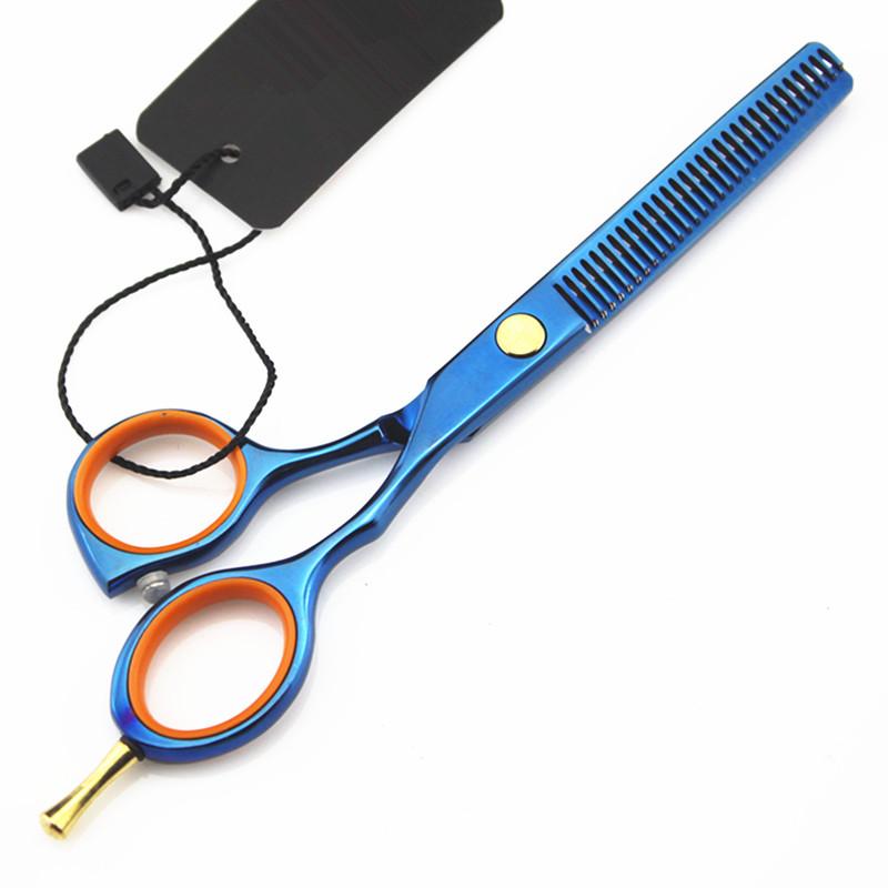 

Профессиональные стальные 5,5-дюймовые синие ножницы для стрижки волос, филировочные парикмахерские ножницы Makas, ножницы для резки, парикмахерские ножницы