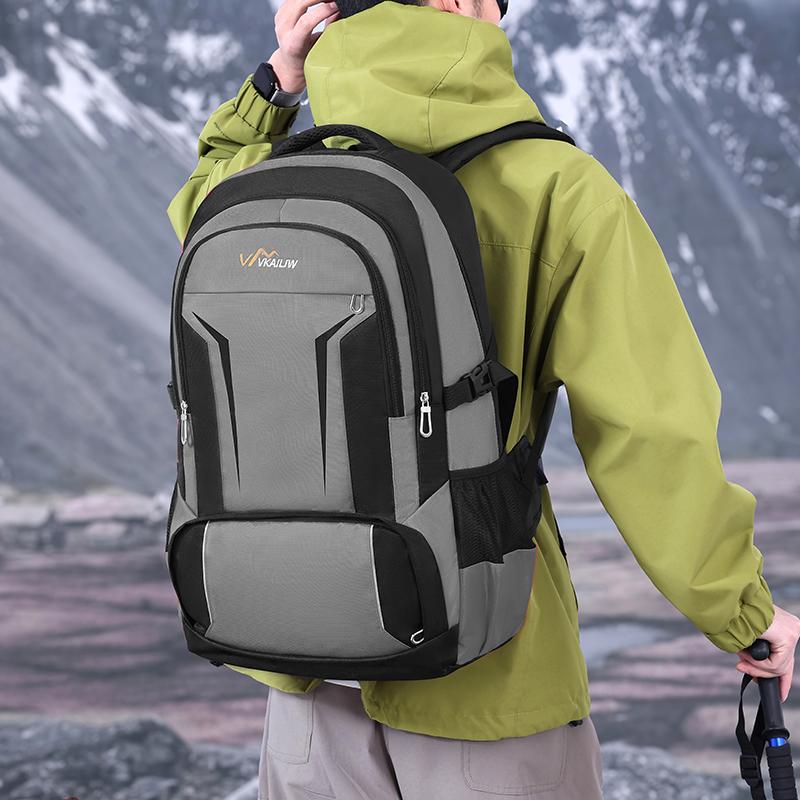 Universal hiking backpack, multifunctional, large capacity, hiking trip, with zipper, hip adjustment, practical pocket