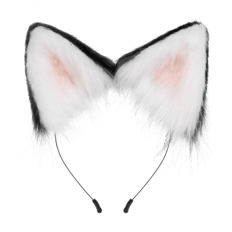 Handmade Black Shiba Inu Dog Ears Tail Set Cosplay Costume Accessory Halloween Anime Convention