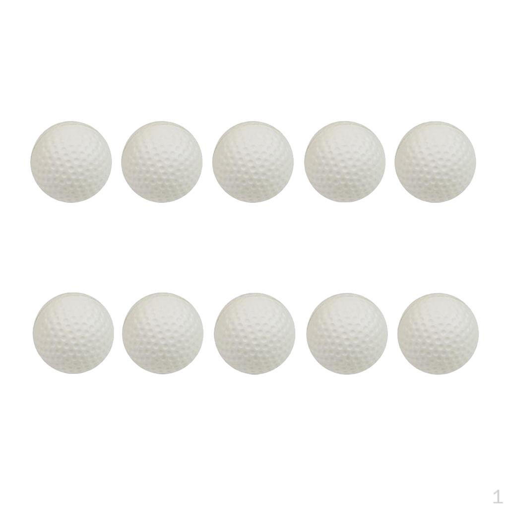 10 Pack Practice Golf Ball indoor for sports Elastic Foam