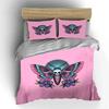 Butterfly Skull Art Decor Soft Comfortable Duvet Cover Bedding Set Included 1*Duvet Cover & 2*Pillowcases gift