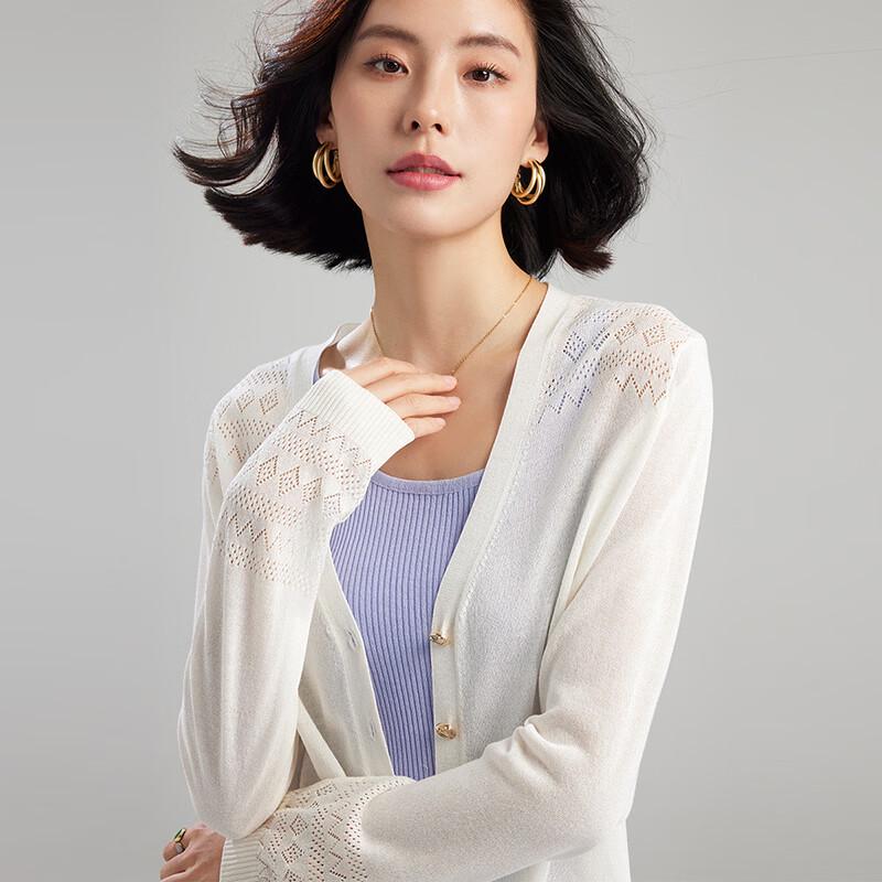 Women's Summer Loose Knit Hollow Out Cardigan