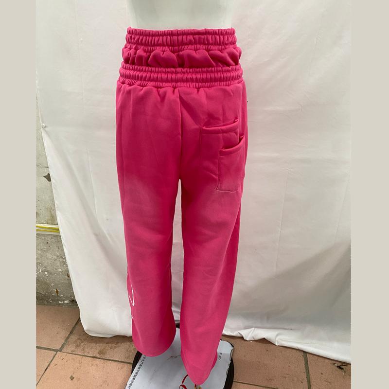 European and American Autumn and Winter Hip-hop Street Y2K Elastic Tied Rope Printed Casual Long Sweatpants