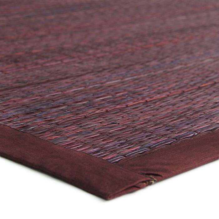 Teppich aus Seegras braun/lila 70x110