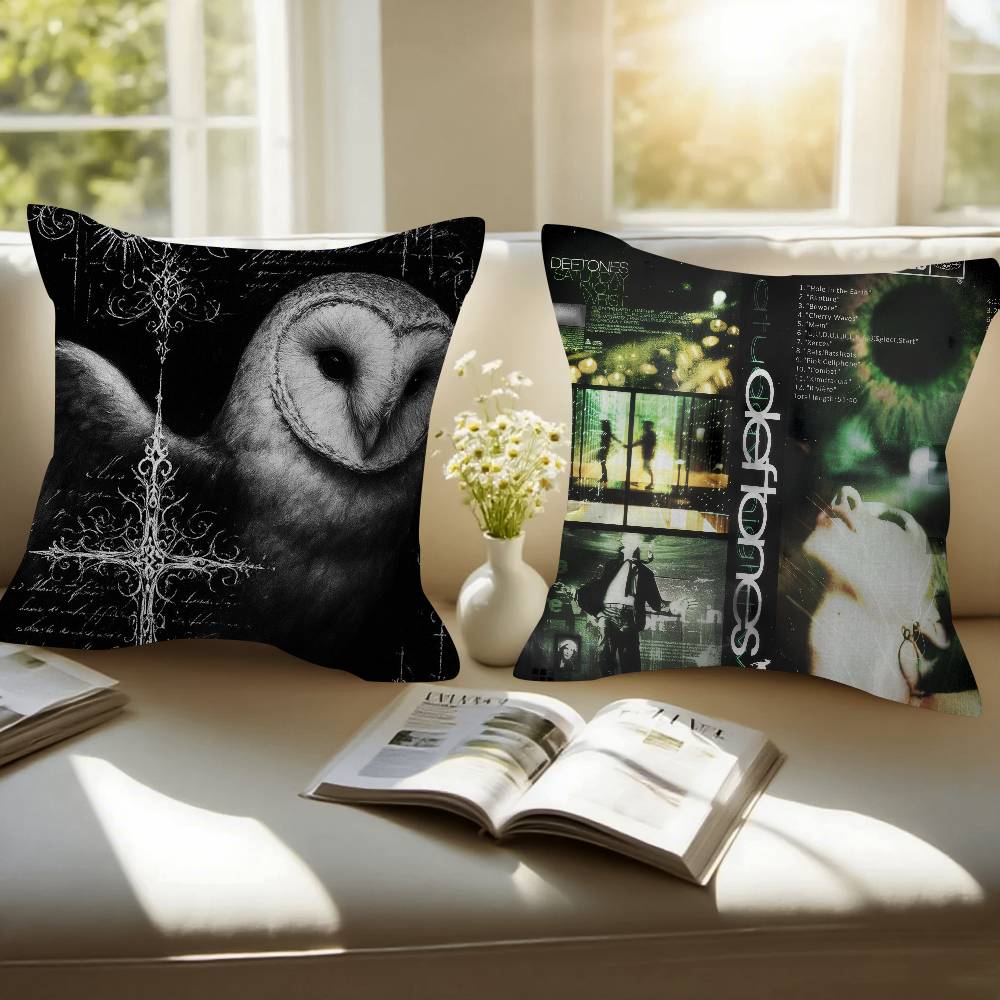 Classic D-Deftones Band   Pillowcase toon Gift Cushion Cover Bedroom Home Sofa Chair Seat Decor pillow case