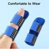 1Pc Finger Splint With Aluminum Strip Finger Correction Fixation Protector Soft Breathable Hand Protection Healthy Care