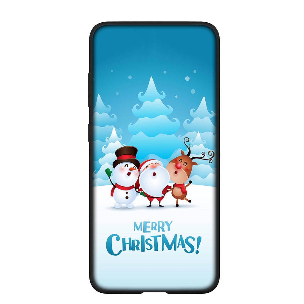 Phone Case for Samsung Galaxy S25 S24 S23 iPhone 16 15 Xiaomi Redmi Note 14 13 12 16E 11 Pro Max OPPO Moto Huawei Tree Gift Merry Christmas Deer Cover