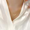 Small Square Necklace for Women's Clavicle Chain Broken Pendant New Style Trendy Luxury