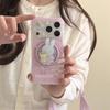 Polka Dot Rabbit & Bear Magnetic iPhone Stand and Case for 17/16 Pro Max/15/14 - Girly Design