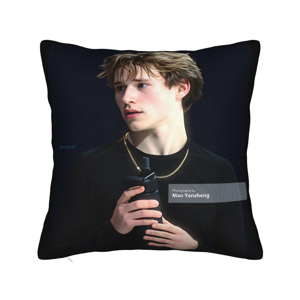 Ilia Malinin Pillow Case  Design Pillow Cover For Sofa Bedroom Home Decor Retro Trendy Cushion Cover