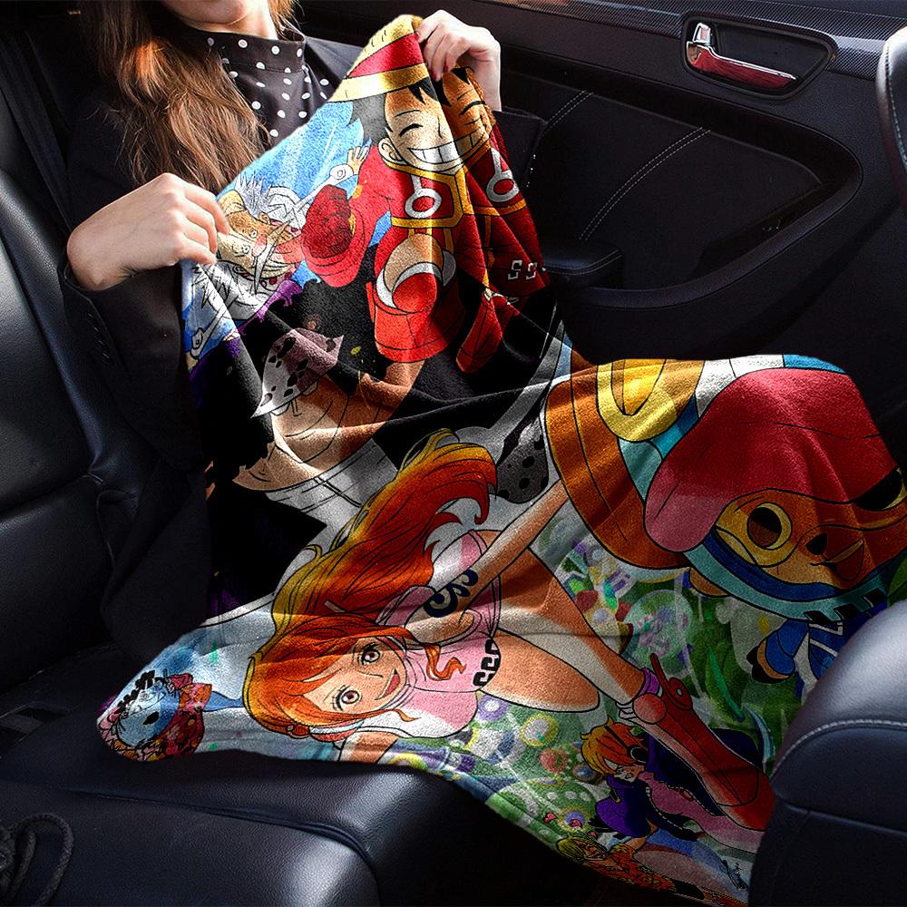 1pc One Piece Throw Blanket Soft Flannel, Cozy All Season Polyester Perfect for Home, Office