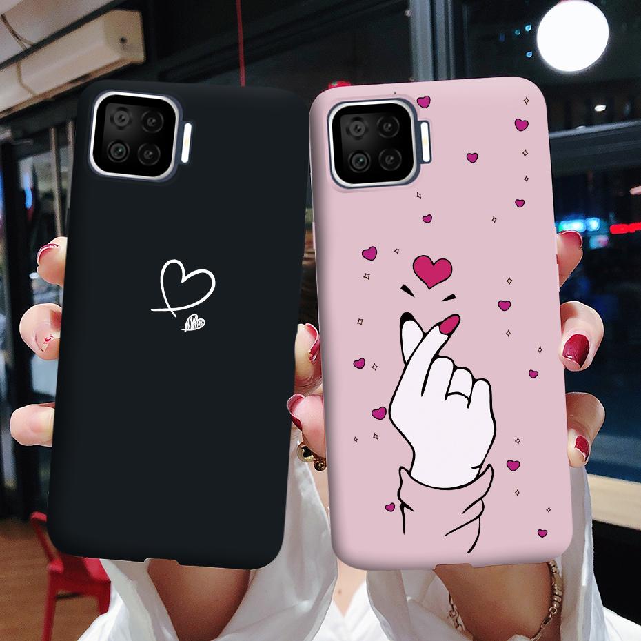 For OPPO Reno 4 Lite Case For OPPO Reno 4 Lite A73 A93 A 93 73 F17 F 17 Pro F17Pro Phone Case Soft TPU silicone Back Cover Funda