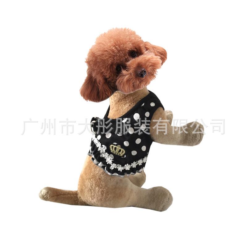 

Dog Chest and Back Strap, Socialite Polka Dot Pet Chest and Back Leash Set, Pet Outdoor Leash Set S