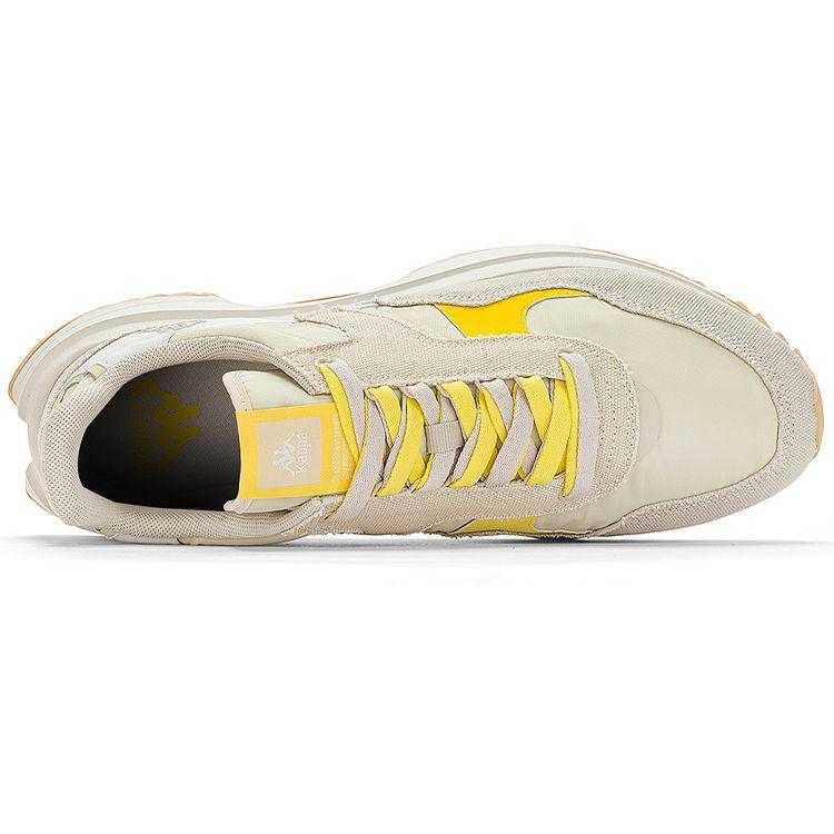 Kappa Retro Patchwork Fabric Synthetic Leather Non-Slip Wear-Resistant Breathable Low-Top Casual Running Shoes Unisex sneaker K0DW5MM02D-2323