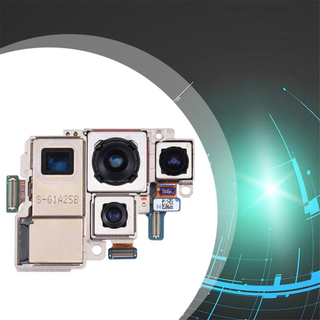 AA58 For Samsung Galaxy S21 Ultra 5G SM-G998B Camera Set Telephoto + Depth + Wide + Rear Main Camera Parts Replacement