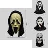 Creepy Scream Face Mask Collection Halloween Costume Latex Scary Props For Parties